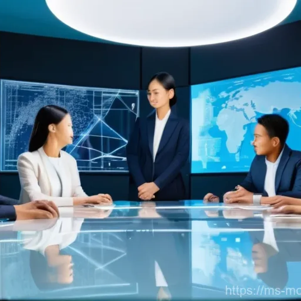 인간 AI 협력의 윤리적 고려사항 - **"A diverse group of professionals, including men and women of various Southeast Asian ethnicities,...