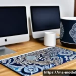 Home 20 AI와 함께하는 창의적 문제 해결 방안 - A modern creative workspace featuring a diverse Malay team collaborating with AI-powered tools on la...