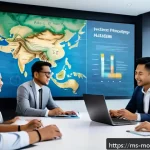 Home 21 인간 AI 협력 모델에서의 갈등 관리 - A modern Malaysian office scene showcasing a diverse multicultural team collaborating harmoniously w...